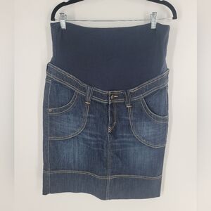 H&M Mama‎ Denim Maternity Skirt Size M